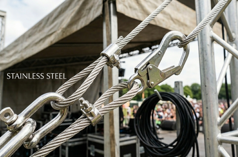 Prodotti Stainless Steel per eventi all'aperto