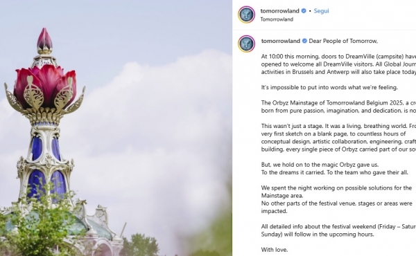 Grave incendio distrugge il Main Stage di Tomorrowland 2025: aggiornamenti in diretta