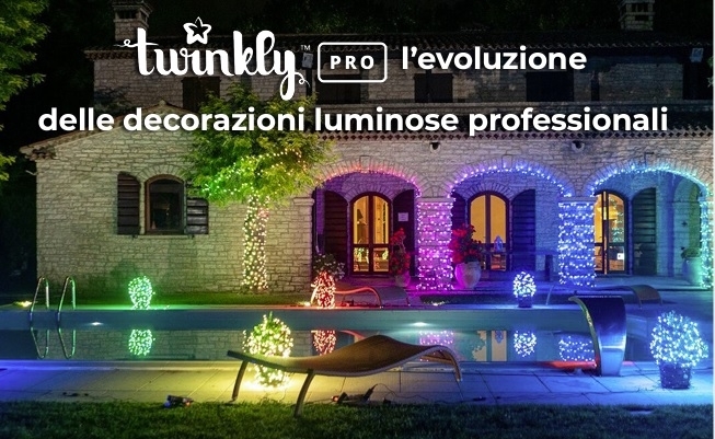 Twinkly Pro: the new frontier of architectural lighting