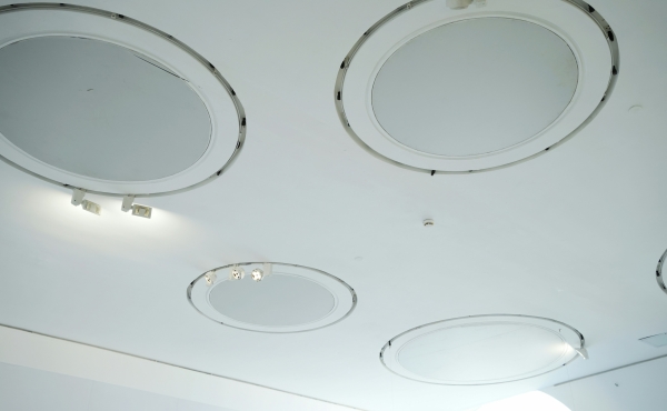 illuminate slanted ceiling