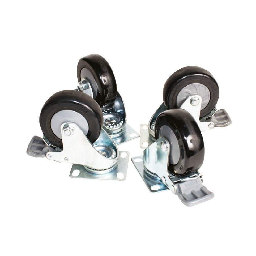 Set 4 ruote con freno per subwoofer Avante