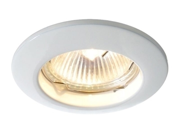 Faretto incasso fisso bianco per MR16