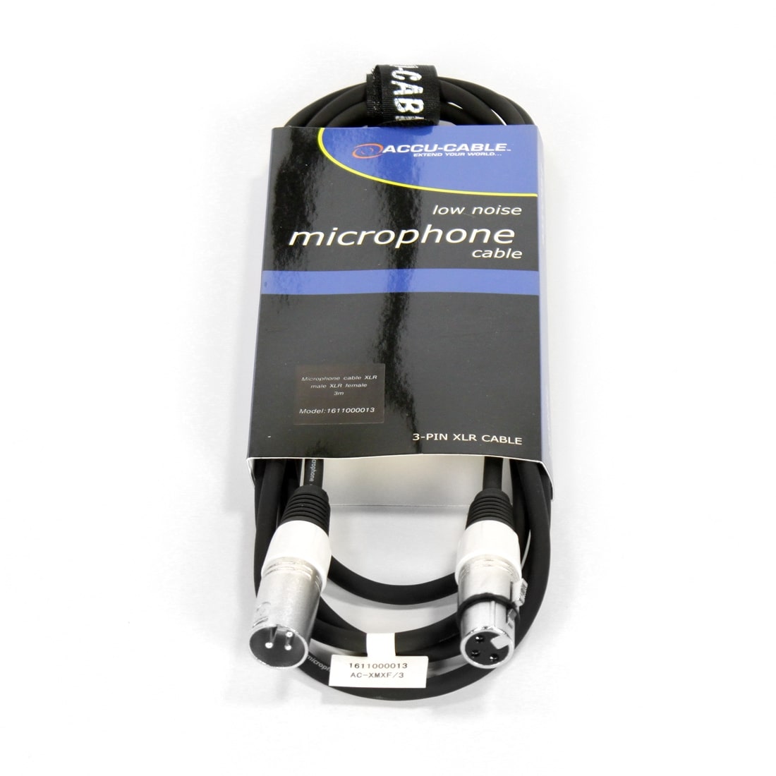 Cavo per microfono AC-XMXF/3 XLR/XLR 3m