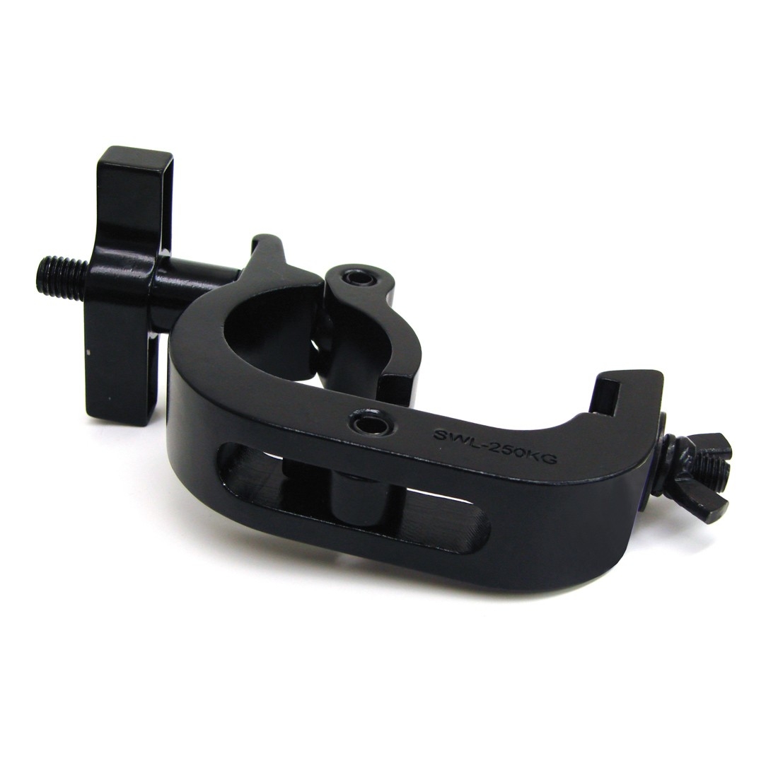 Gancio a pinza DT Trigger Clamp nero per tubo 50mm 250 Kg