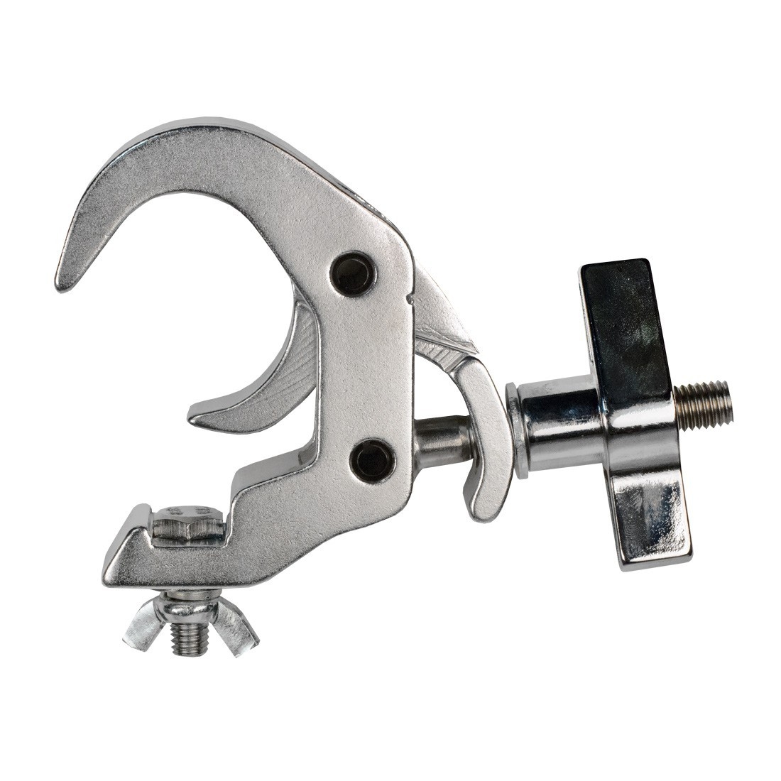 Gancio Selflock cromato per tubo 50mm 250 Kg