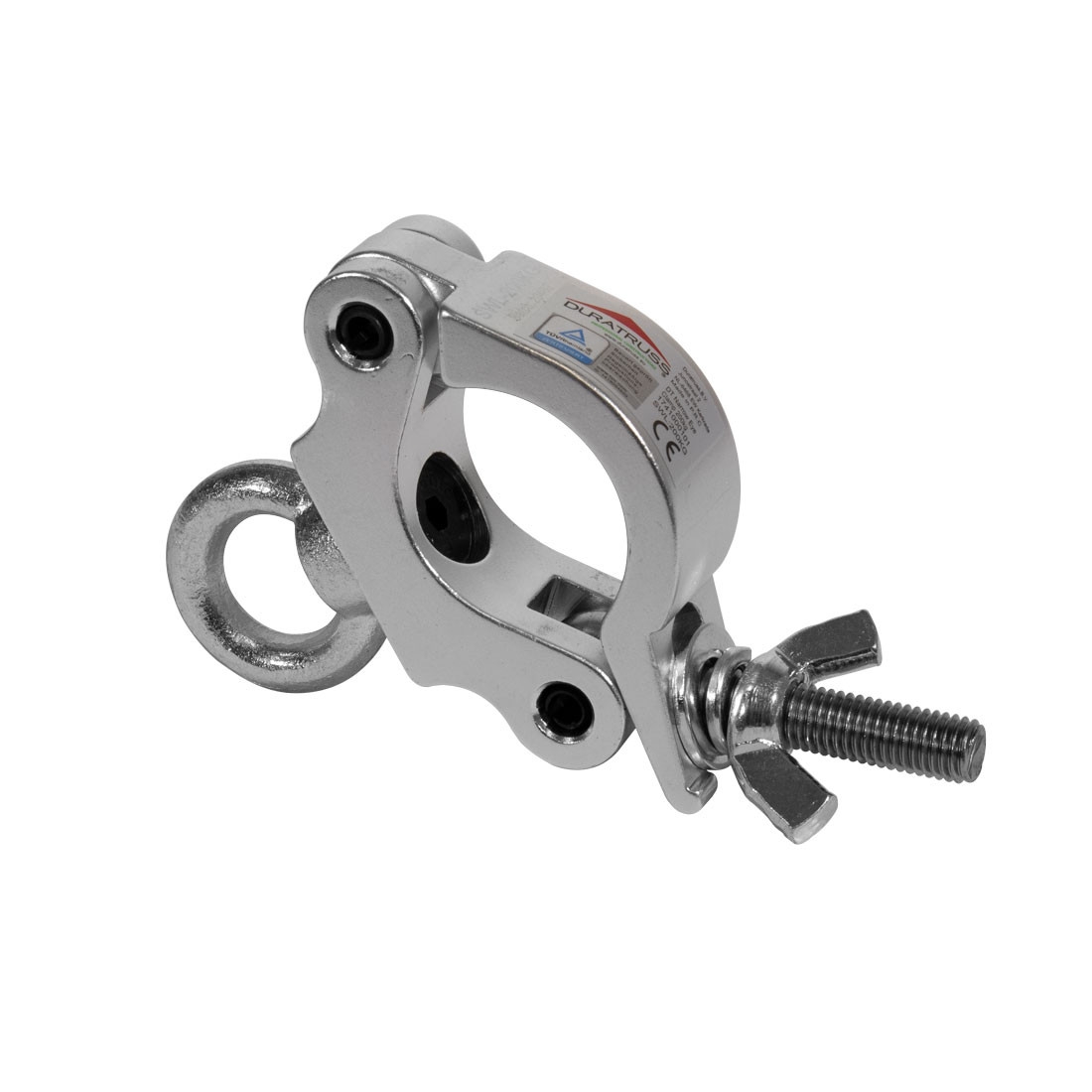Gancio DT Narrow Clamp per tubo 50mm 200 Kg silver