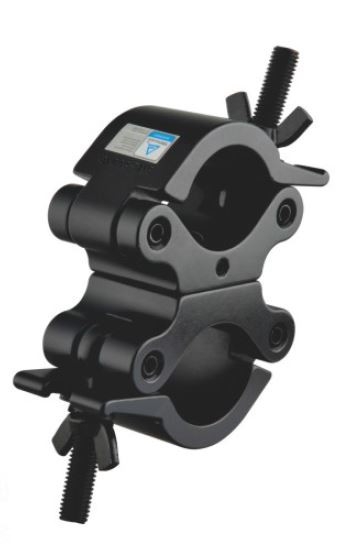 Gancio doppio DT Pro Swivel per tubo 48-51 mm 750 Kg nero