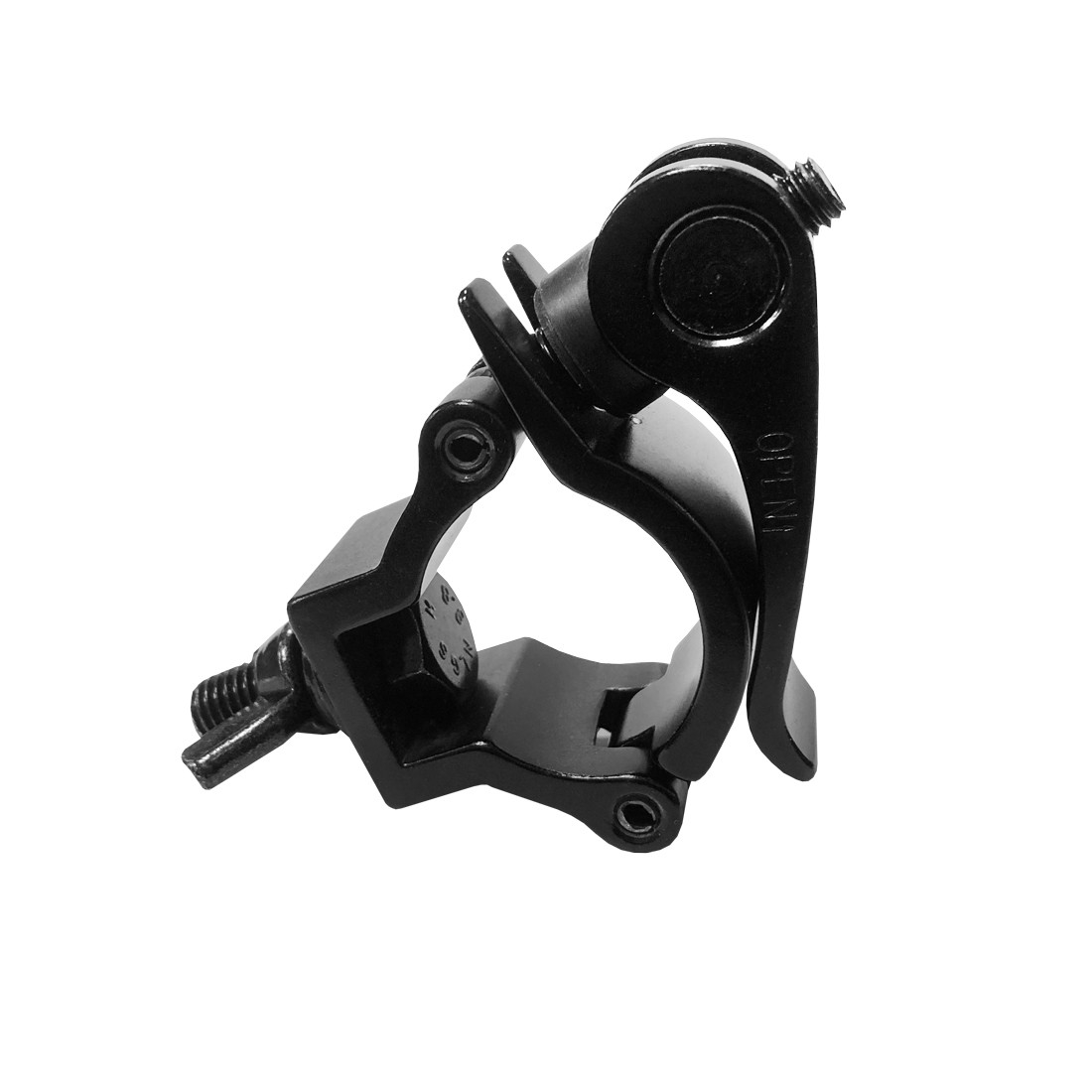 Gancio DT Jr Clamp Quick tubo Ø 35mm chiusura rapida 75Kg nero