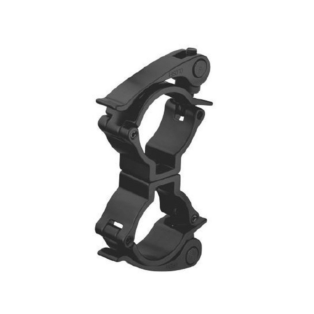 Gancio doppio DT Mini 360 Quick Swivel Clamp 100kg nero
