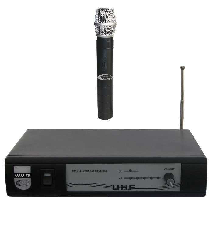 Sistema microfonico a wireless 1 canale UAM 70