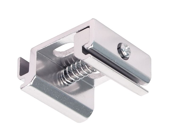 Kit Attacco a soffitto in alluminio a molla