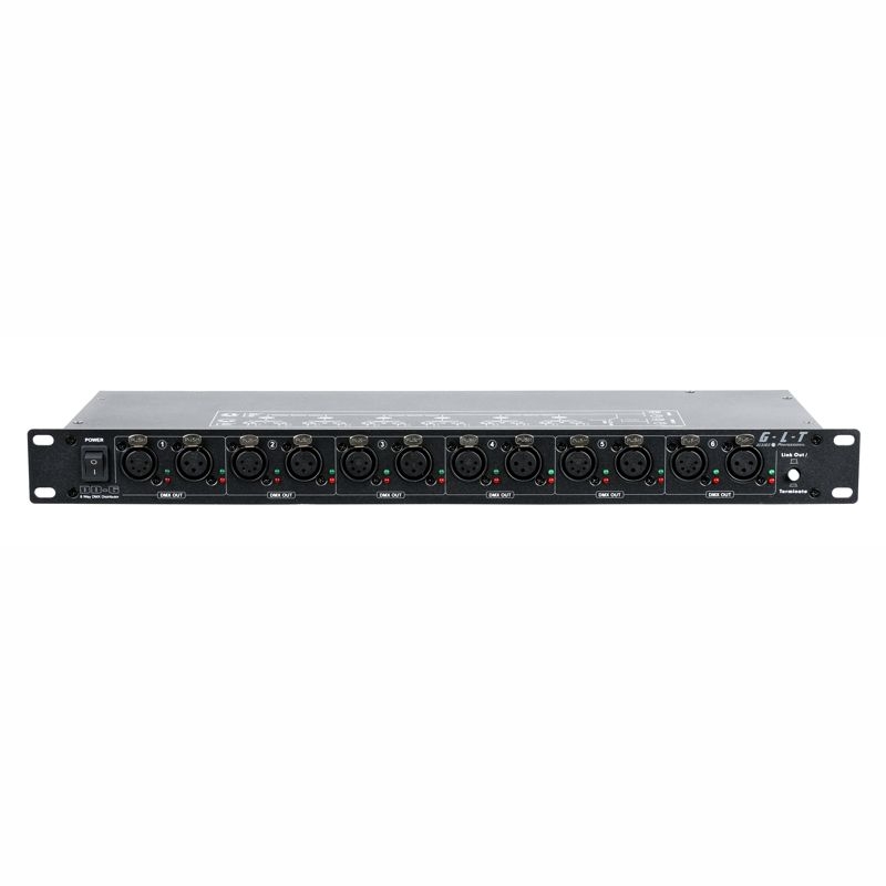 Splitter 6 uscite DMX DD-6 3 e 5 POLI xlr