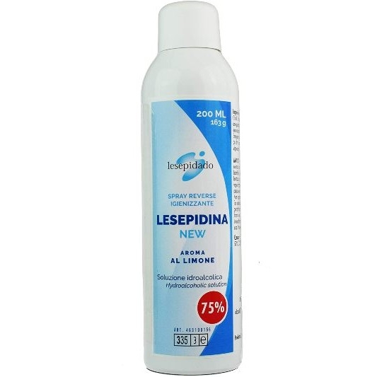 Spray igienizzante secco tessuti e superfici 200ml alcool 75% virus e batteri