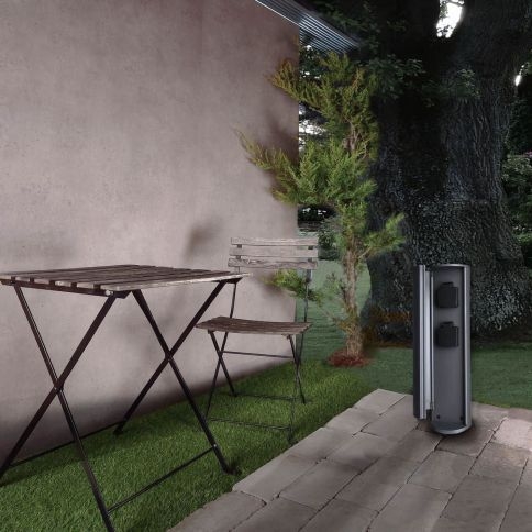 Presa a torre Socket Tower con prese alimentazione schuko
