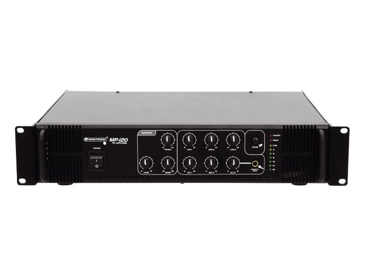 AMPLIFICATORE MP-120 PA 120W 100V RACK 2U