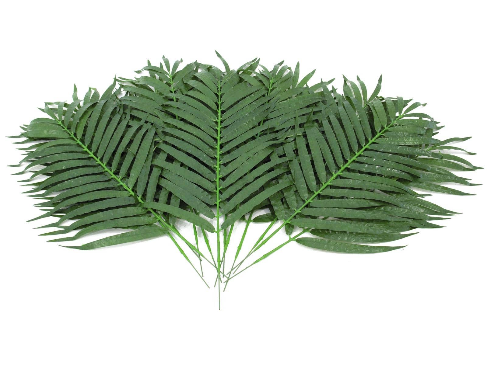 Set da 12 foglie di cocco decorative artificiali da 110 cm