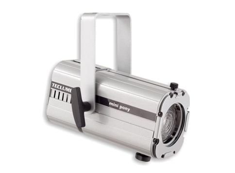 MINI PONY LED FRESNEL 17°- 100° 5600°K GRIGIO DMX