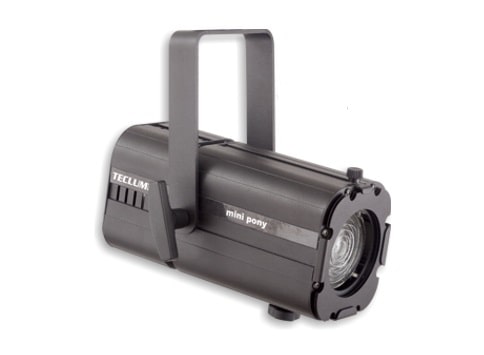 MINI PONY LED PC 13°- 102° 3000°K NERO DMX