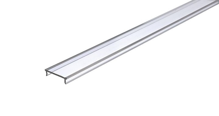 Cover trasparente P-01-15 piatta, trasparente, 2 m