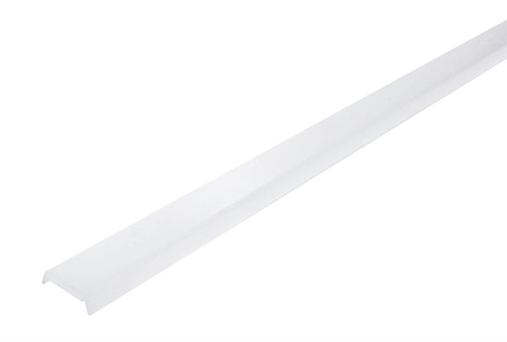 Cover in PVC per profilo alluminio, satinato 2 m