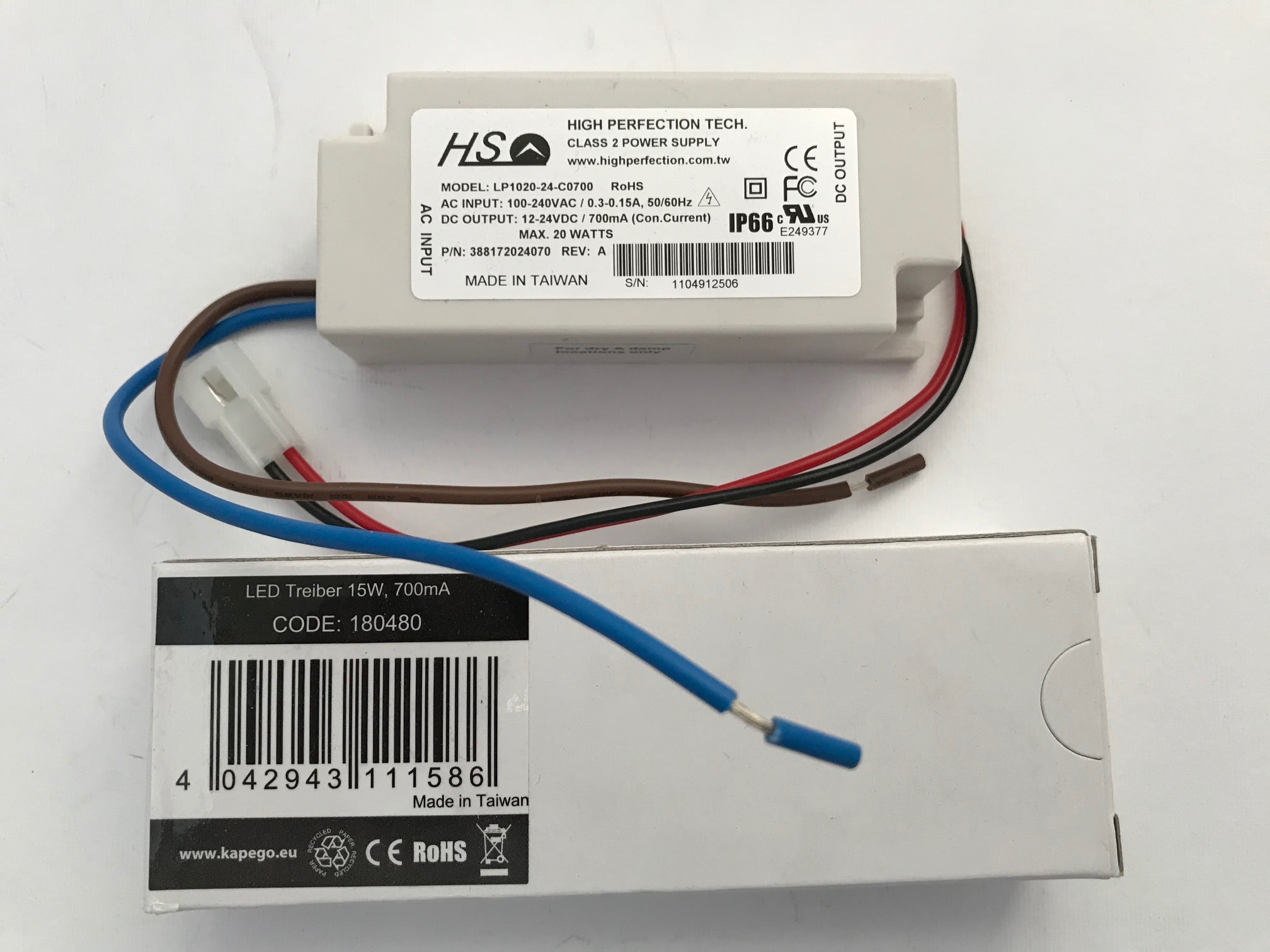 power supply 700mA 15W