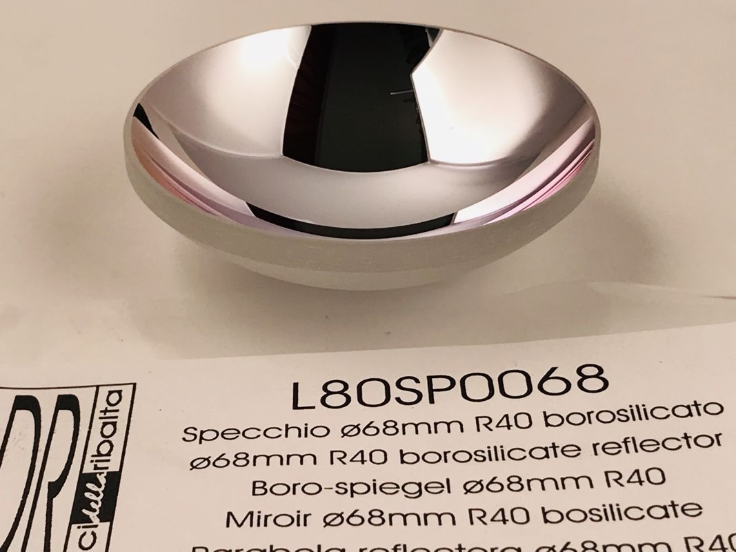 parabola riflettente ø 68 mm R40 temperato borosilicato