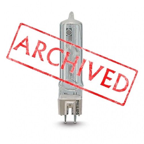 MSR 250 HR PHILIPS 250W GZY9,5 6000°K 750ore