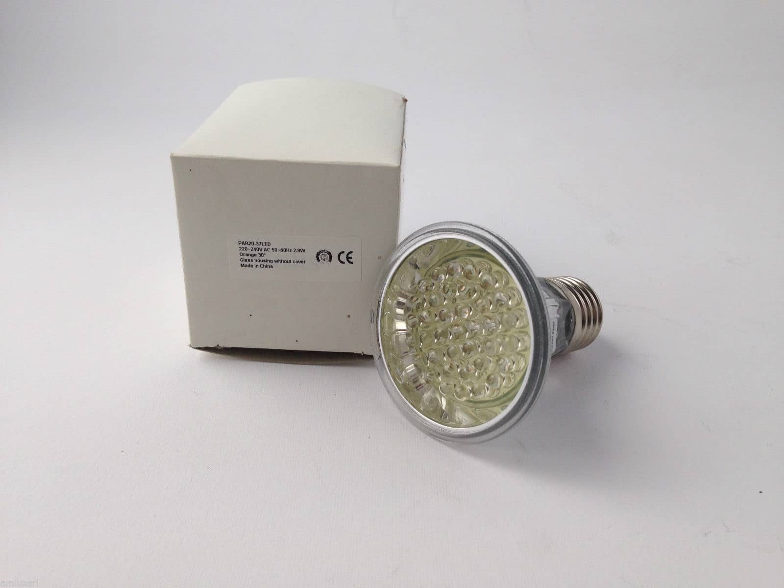 PAR 20 LED  E27 230V 37 LED ARANCIO 30°