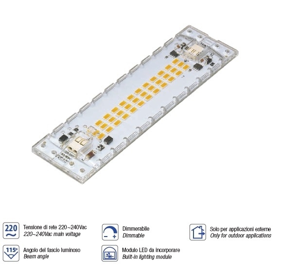 Basetta a Circuito led 13,5W 240V