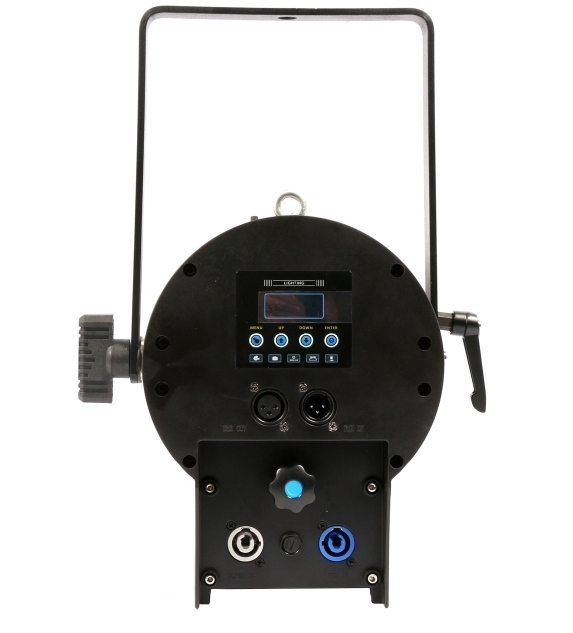 Proiettore led Studio zoom manuale 12-55° 200W RGBL Fresnel