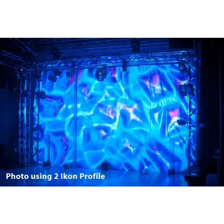 SAGOMATORE E GOBO LED IKON PROFILE NERO 32W DMX