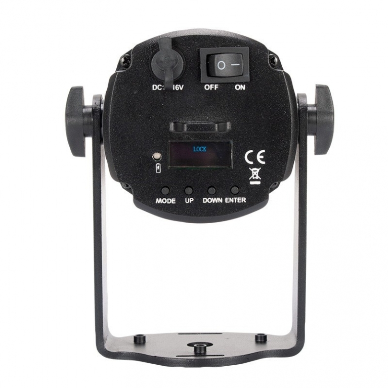 Pinspot led compatto Saber Spot Go RGBW a batteria