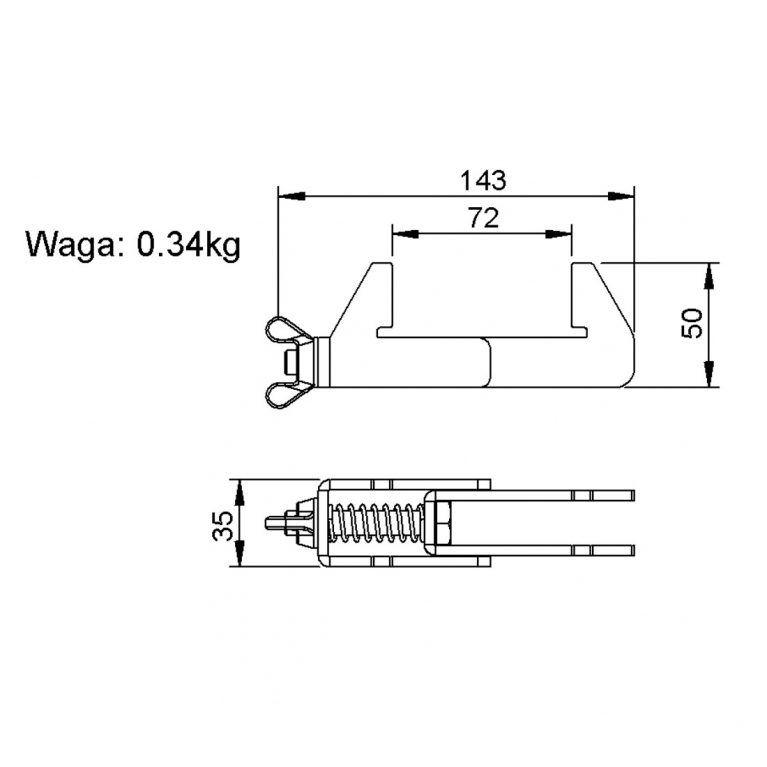 Pinza DS-PROSTAGE STAGECLAMP