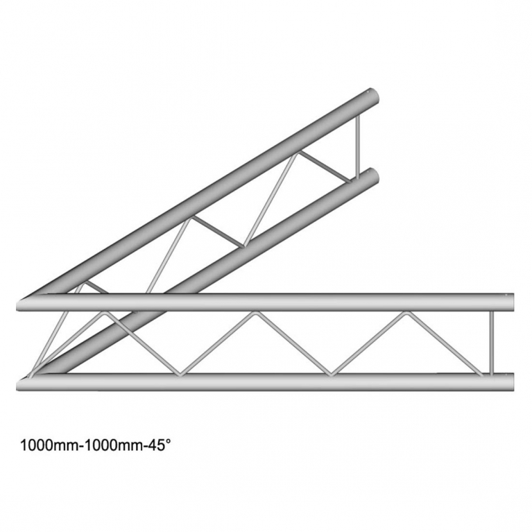 Angolo a 2 vie 45° verticale DT 22-C19V-L45