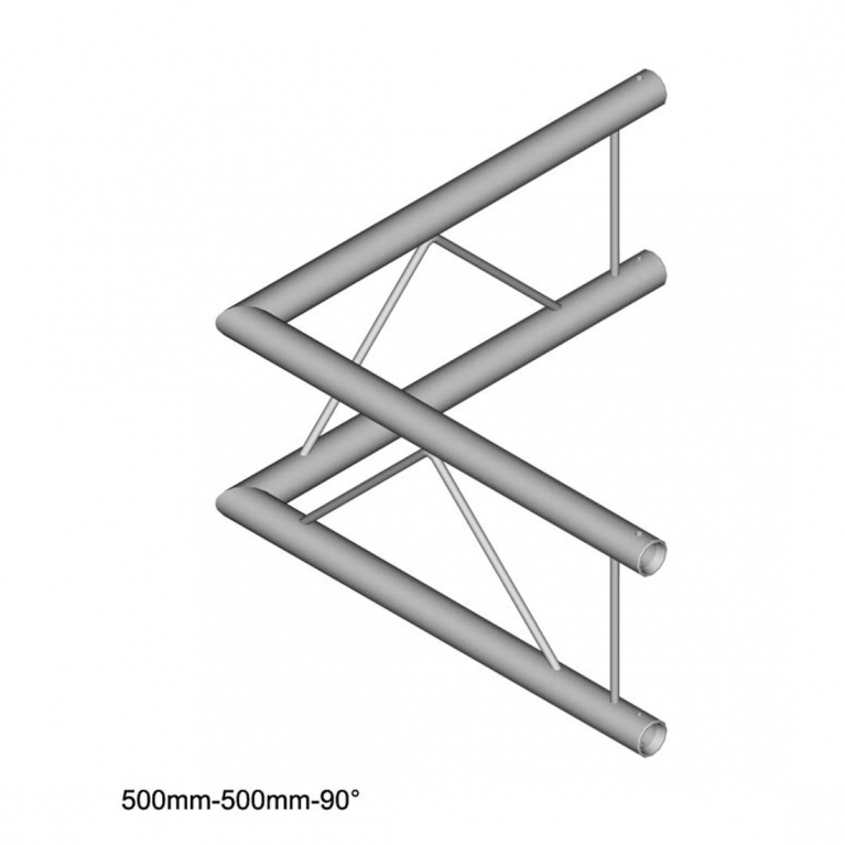 Angolo a 2 vie 90° verticale DT 22-C21V-L90