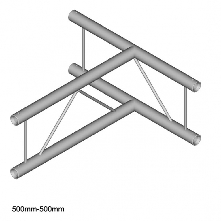 Giunzione a T verticale a 3 vie DT 22-T36V-T