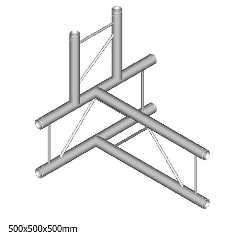 Giunta a T 4 vie verticale DT 22-T42V-TD