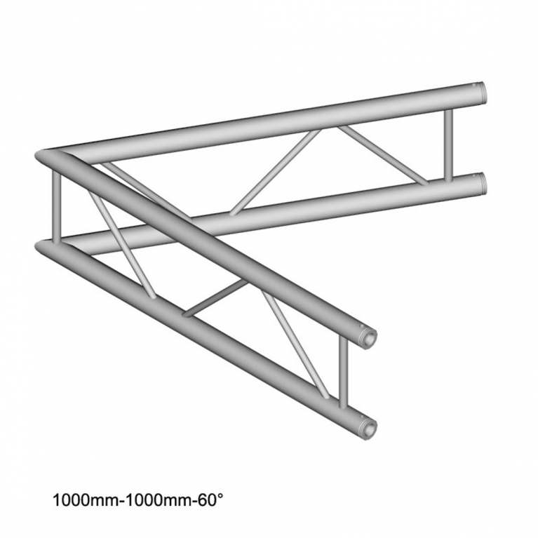 Angolo 2 vie 60° verticale DT 32/2-C20V-L60