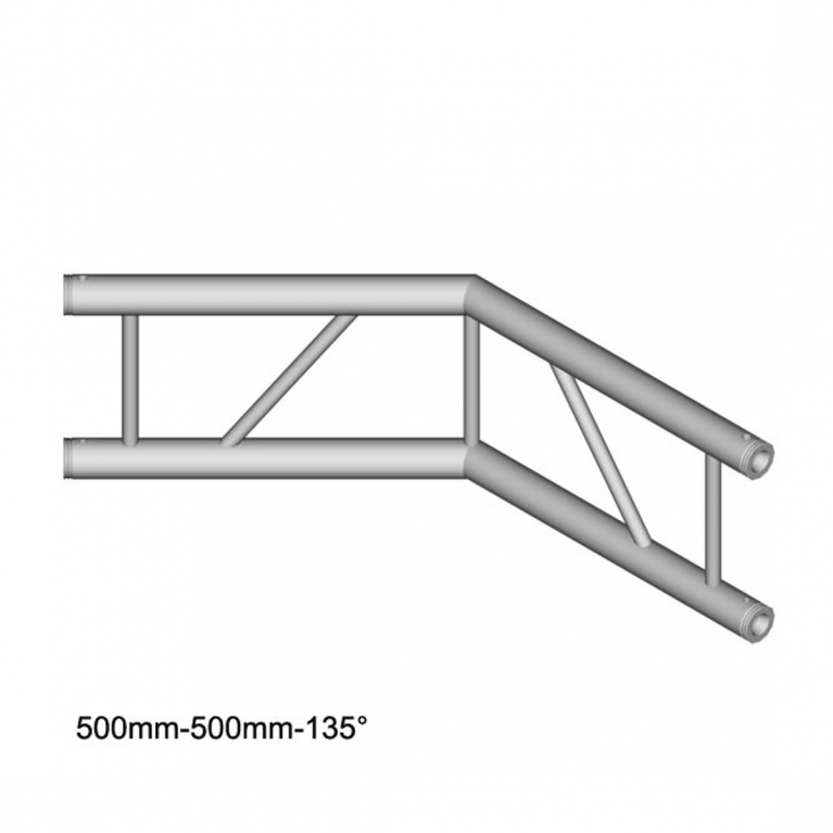 Angolo a 2 vie 135° verticale DT 32/2-C23V-L135