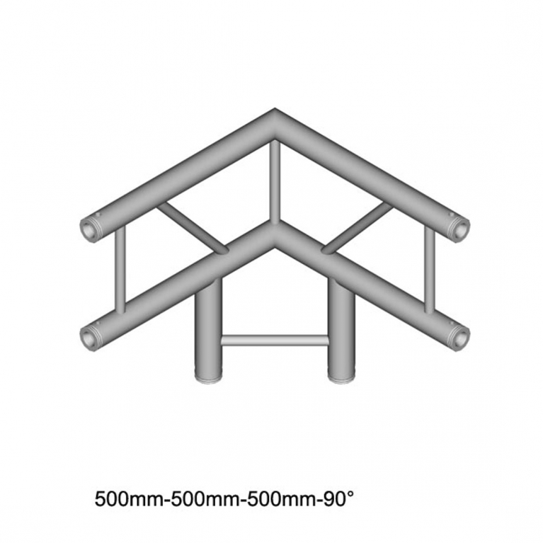 Angolo 3 vie 90° verticale DT 32/2-C31V-LD90