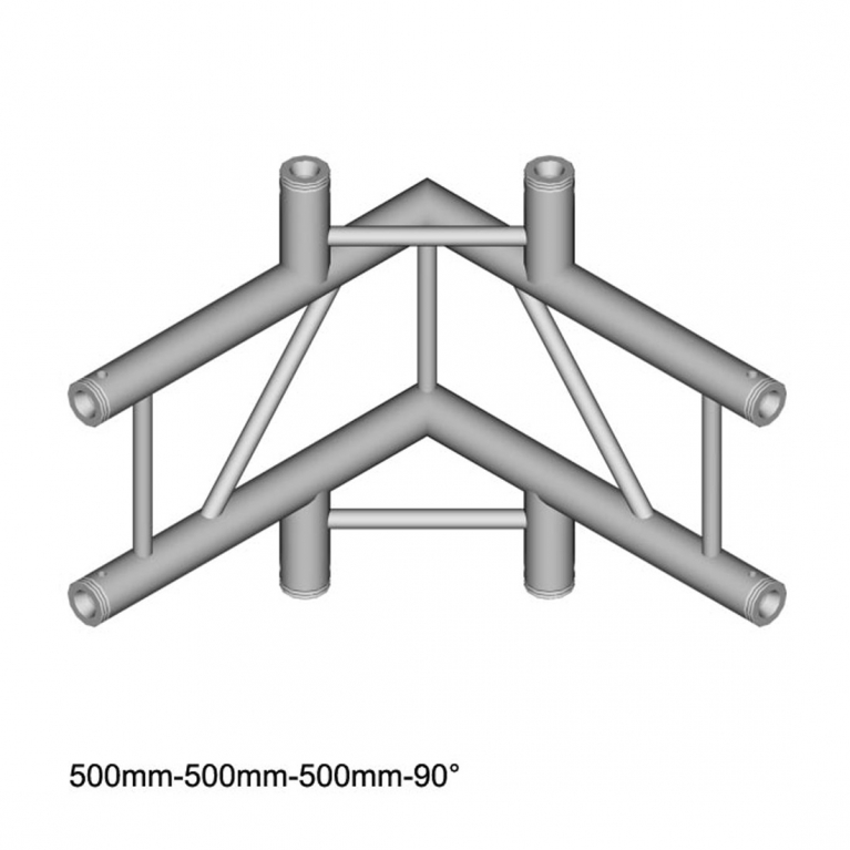 Angolo 4 vie 90° verticale DT 32/2-C44V