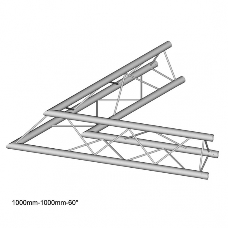 Angolo 2 vie 60° DT 23-C20-L60