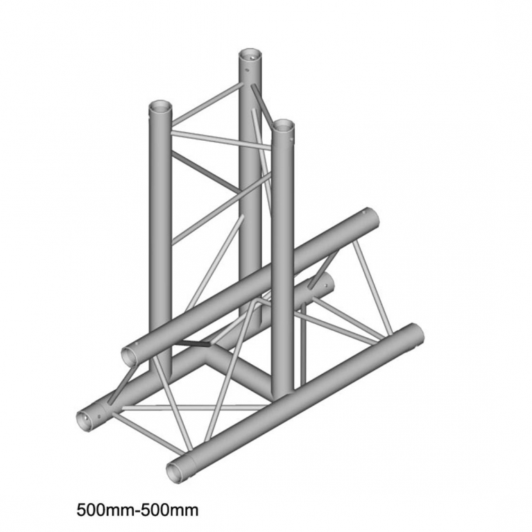Giunta a T 3 vie appendice basso verticale DT 23-T35-VD