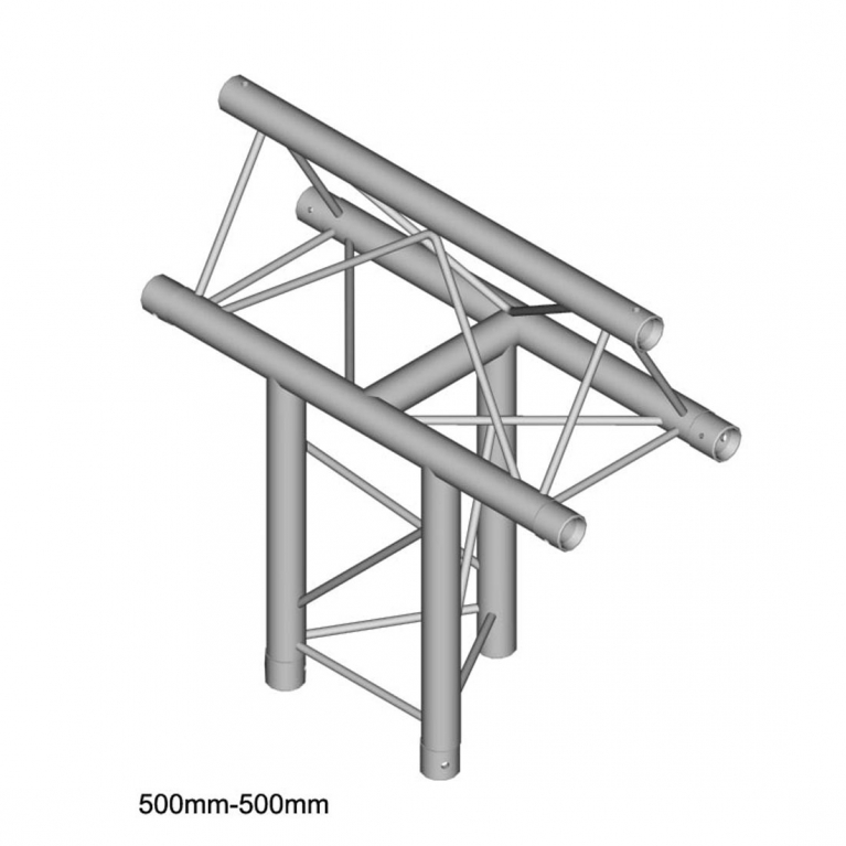 Giunta a T 3 vie 90° appendice alto verticale DT 23-T37V