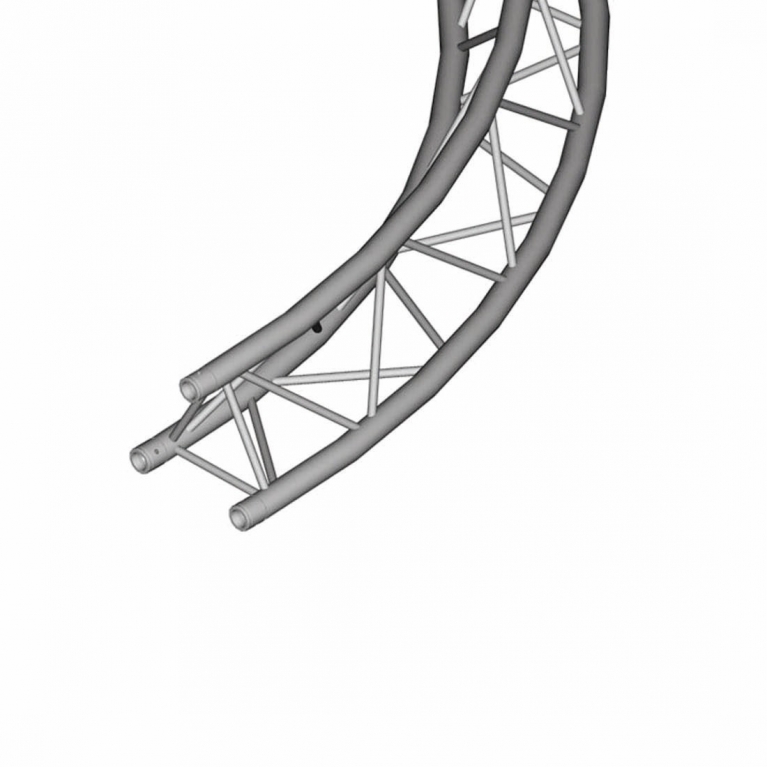 Parte di cerchio 2m 90° DT 33/2