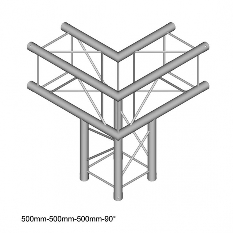 Angolo 90° 3 vie + basso DT 24-C30-L90