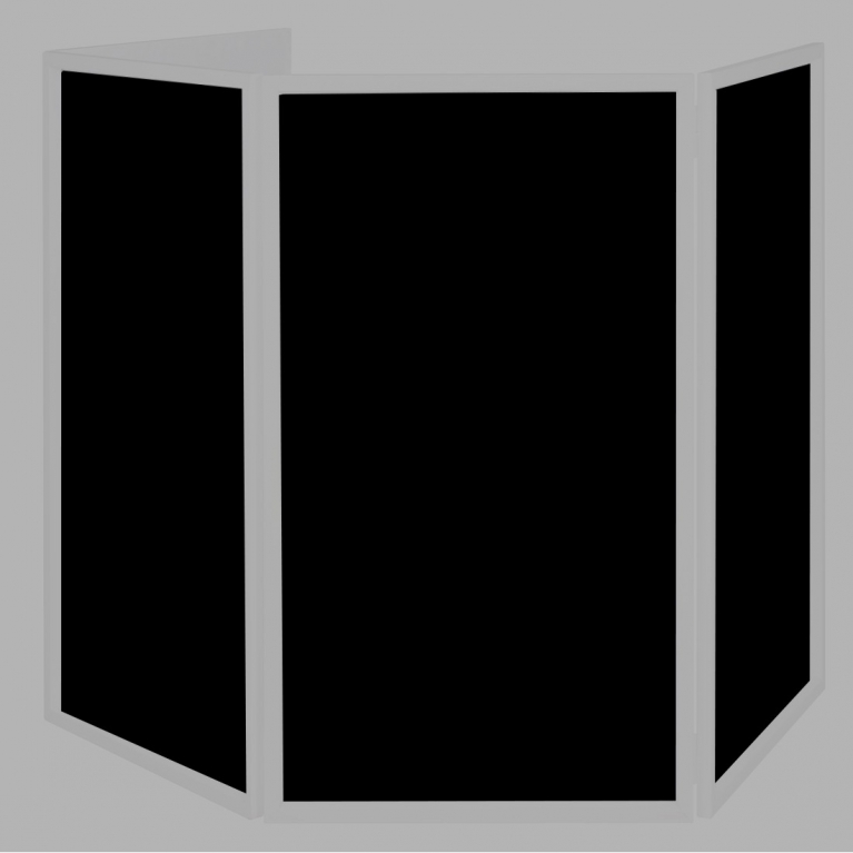 Set 4 teli neri Event Facade scrims
