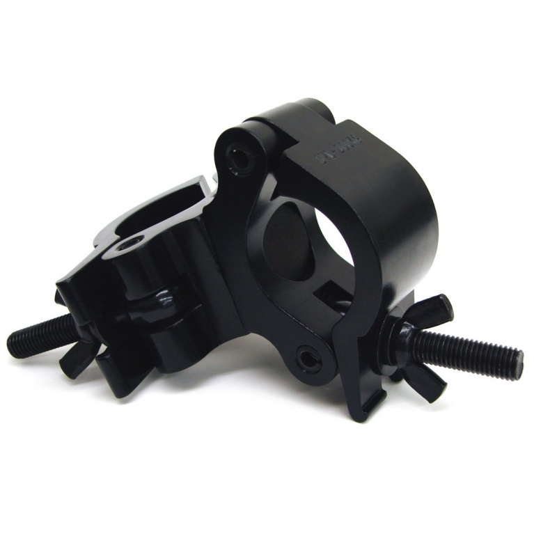 Gancio doppio DT Pro Swivel Clamp nero per tubo 50mm 500 Kg