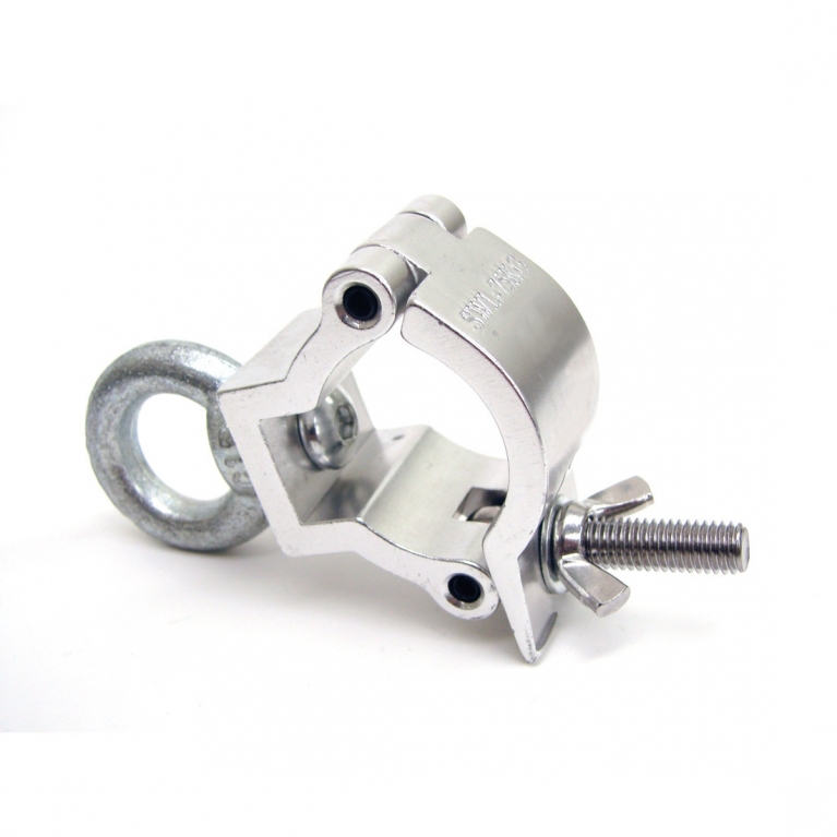 DT Jr Eye Clamp 75Kg argento per tralicci diametro 32-35mm