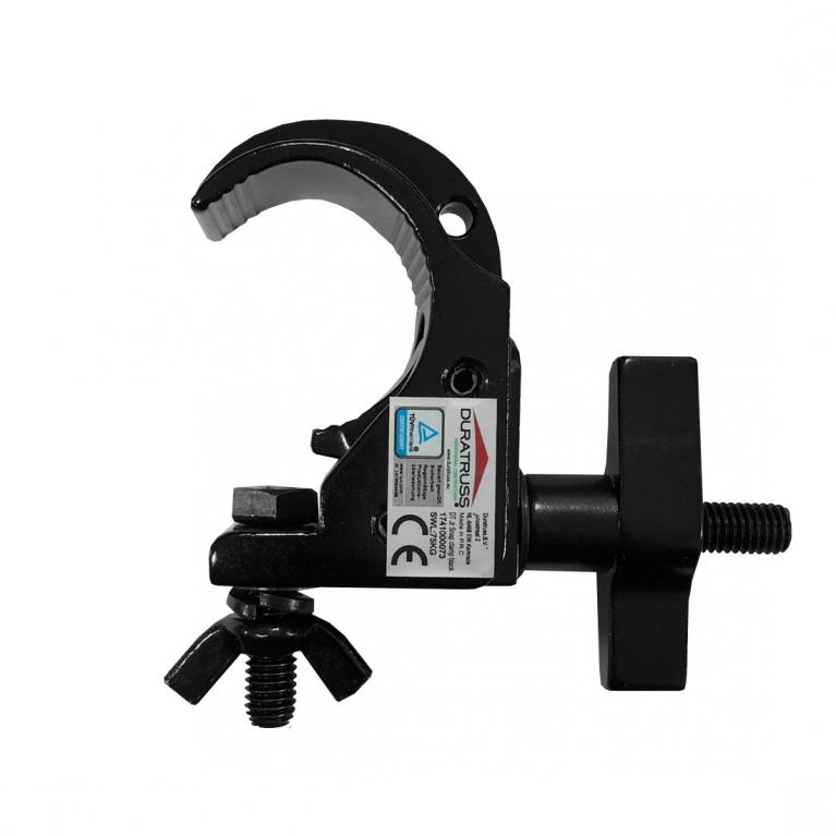 Morsetto Jr Snap Clamp 75kg nero per tralicci ø 32-35 mm